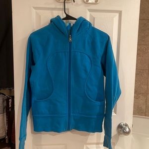 Lululemon Blue Hoodie Sweatshirt size 4